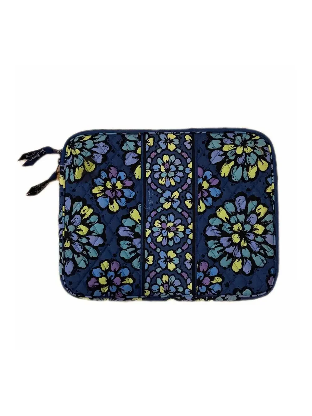 Vera Bradley Indigo Pop quilted Padded Laptop Case